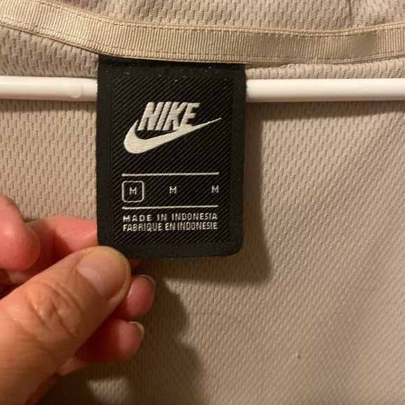 Nike sherpa Hoddie  in ivory sz M - Picture 2 of 3